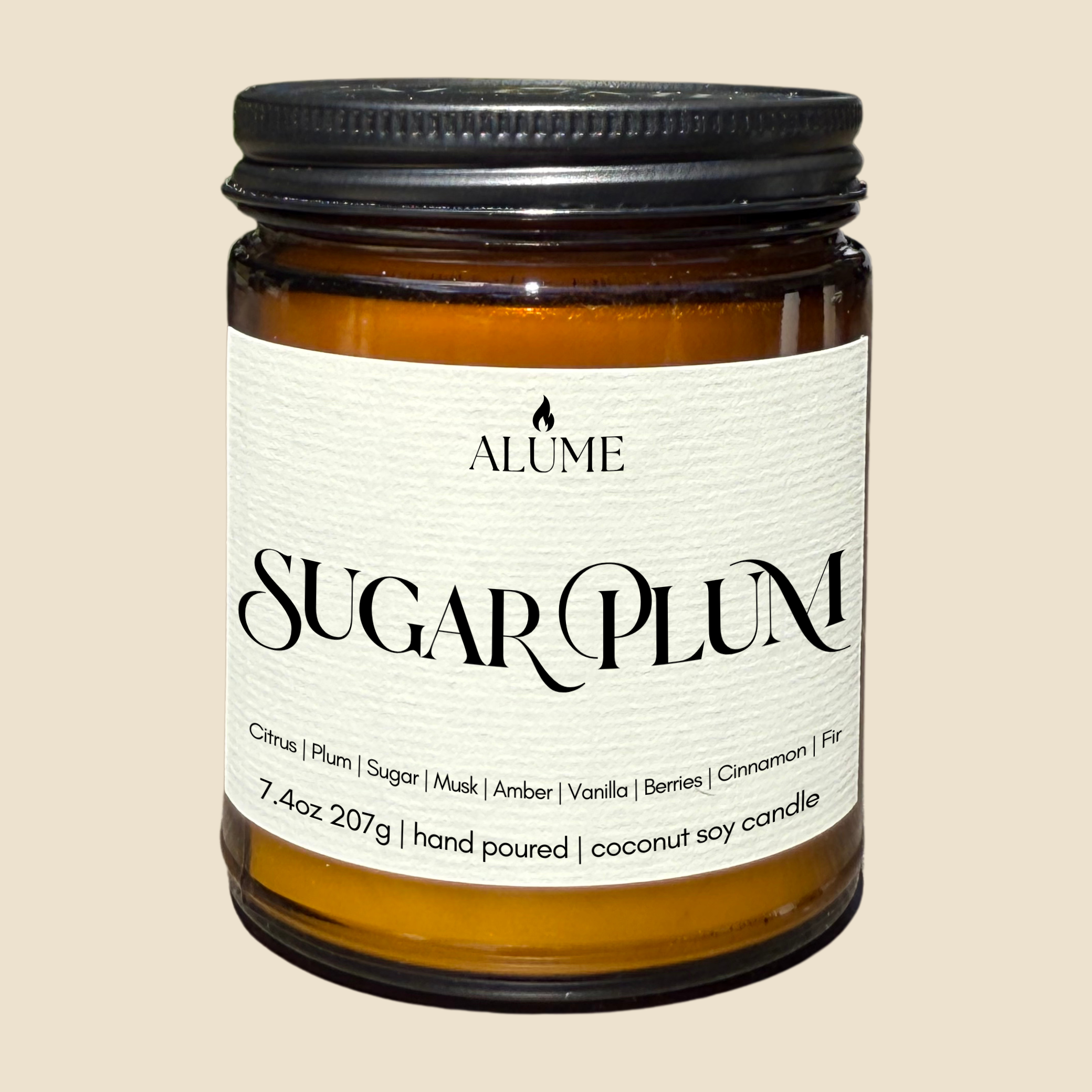 Sugar Plum | 7.4 oz Candle Alume