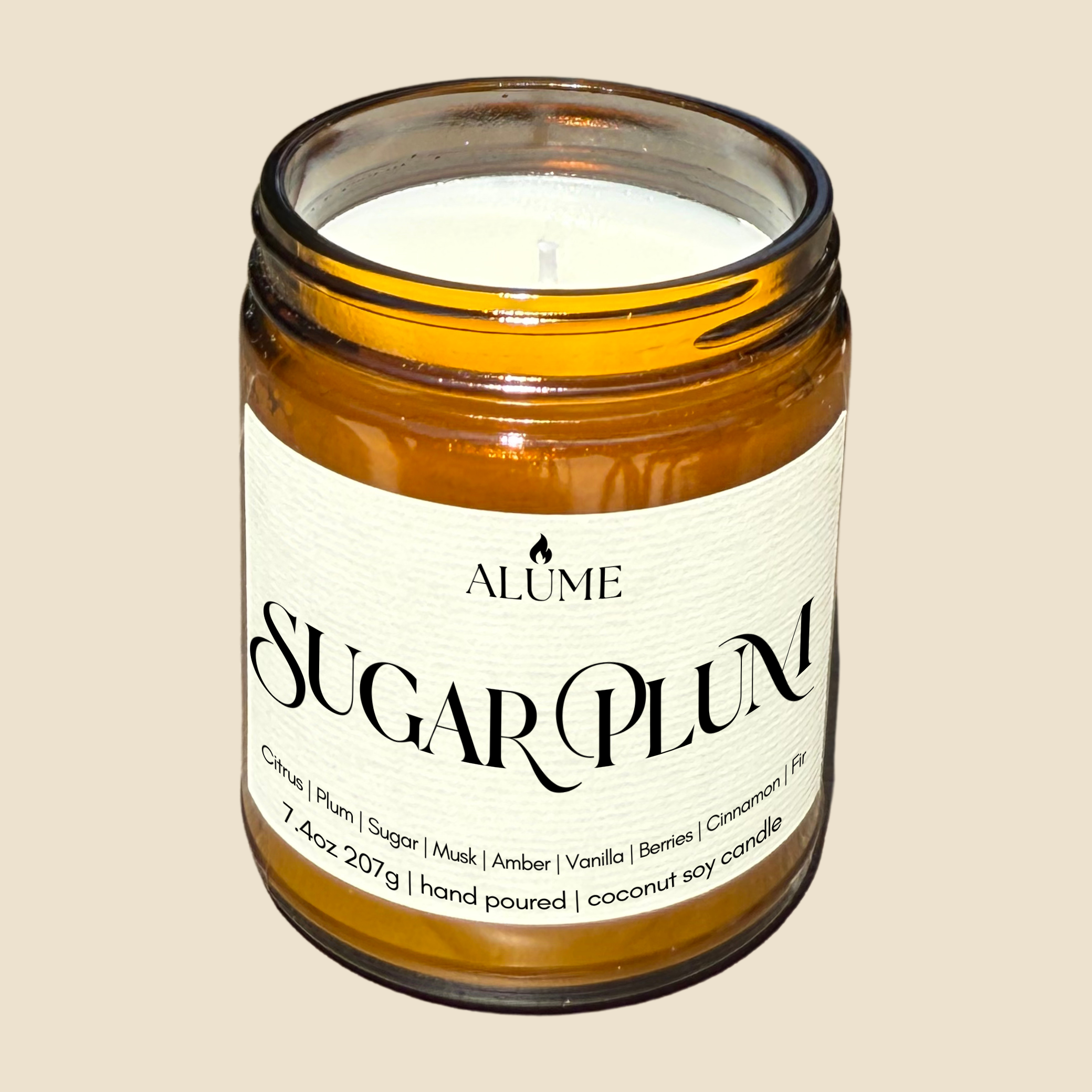 Sugar Plum | 7.4 oz Candle Alume