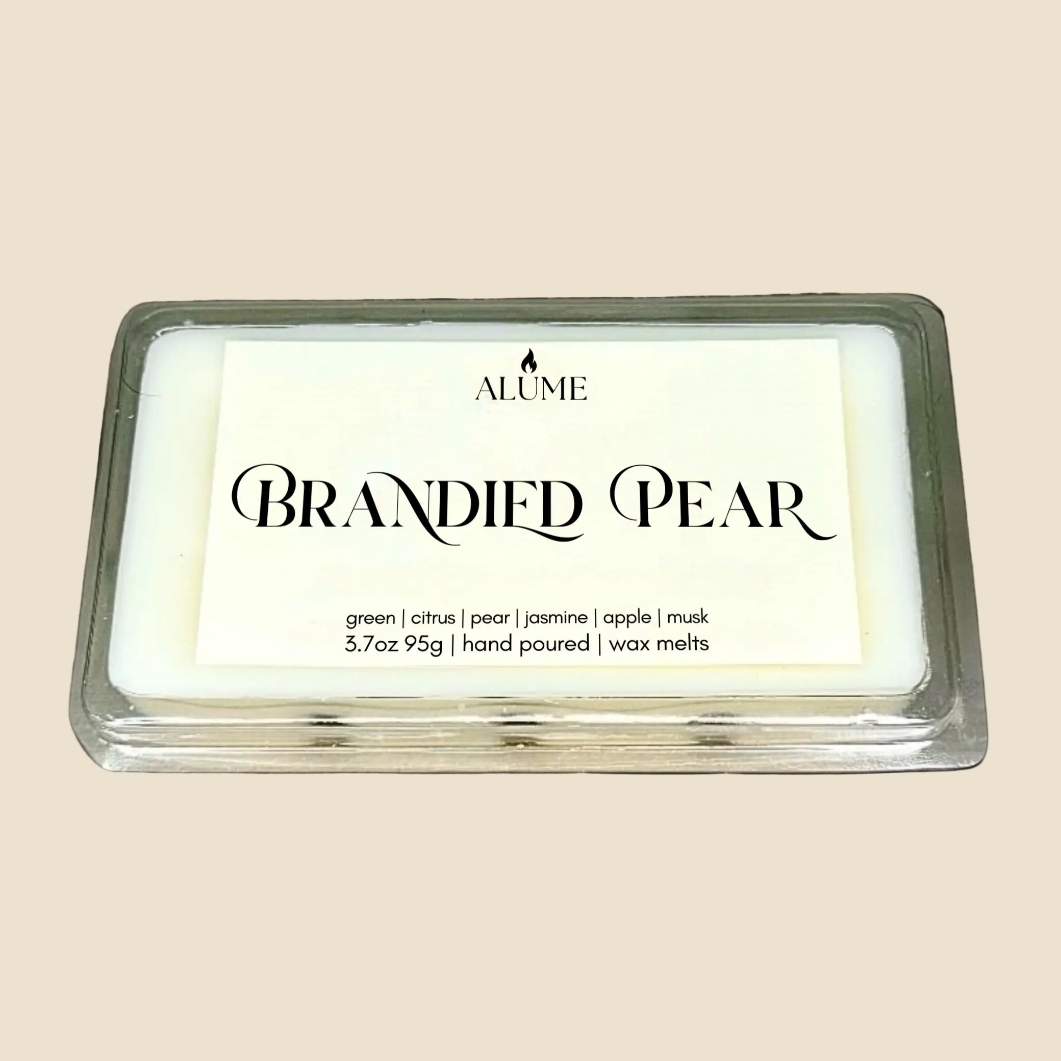Brandied Pear | 3.7 oz Wax Melts Alume