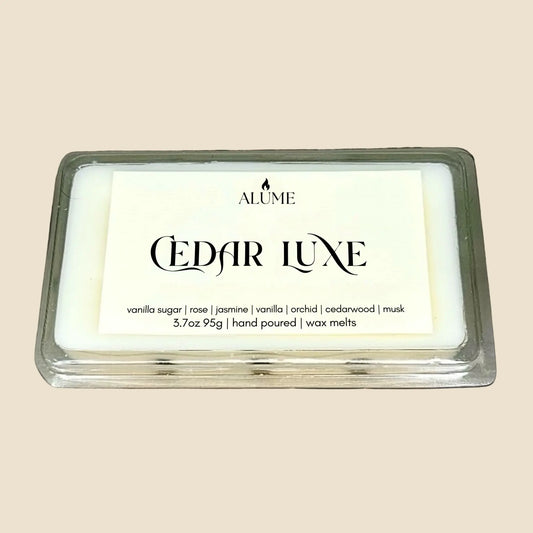 Cedar Luxe | 3.7 oz Wax Melts Alume