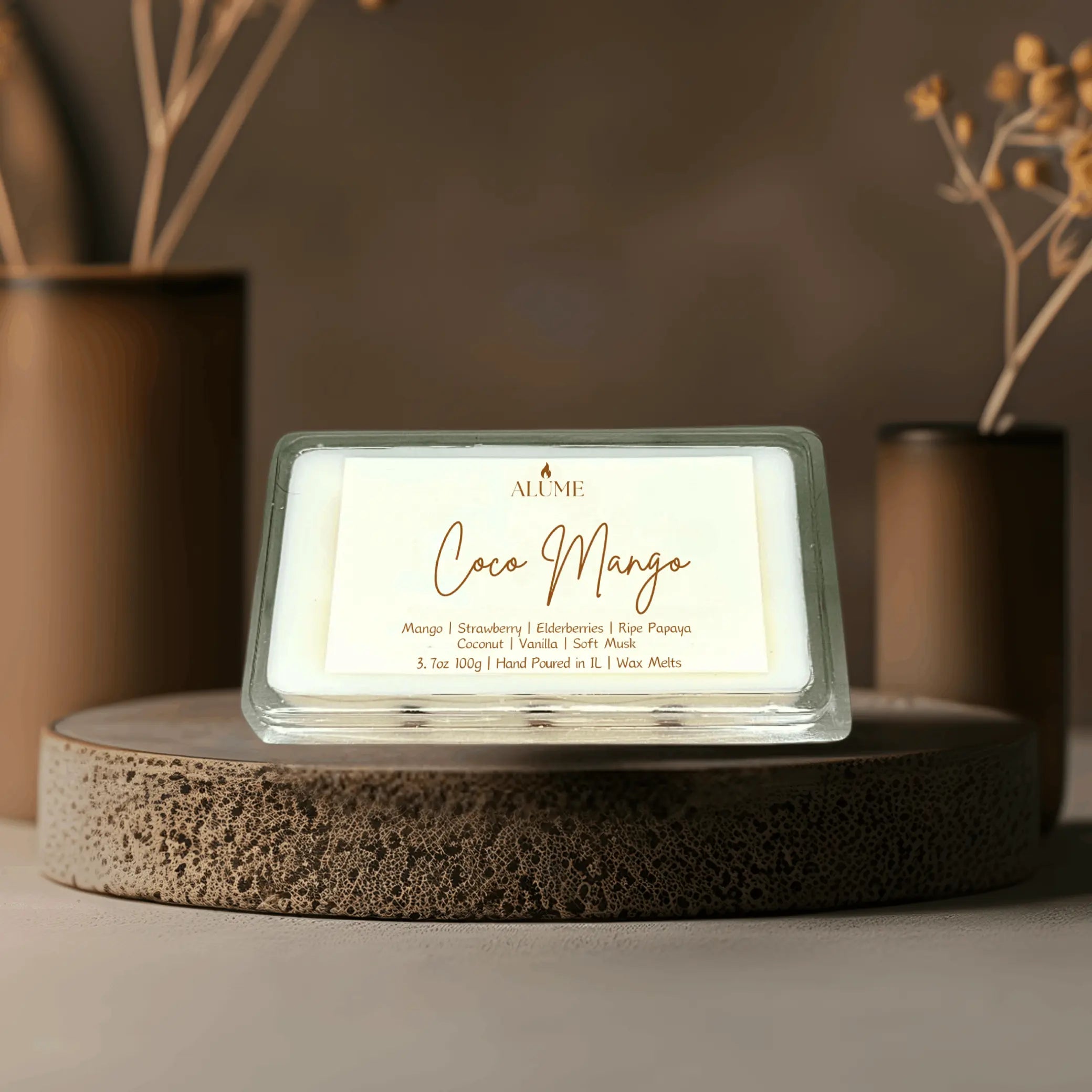 Coco Mango | 3.7 oz Wax Melt Alume
