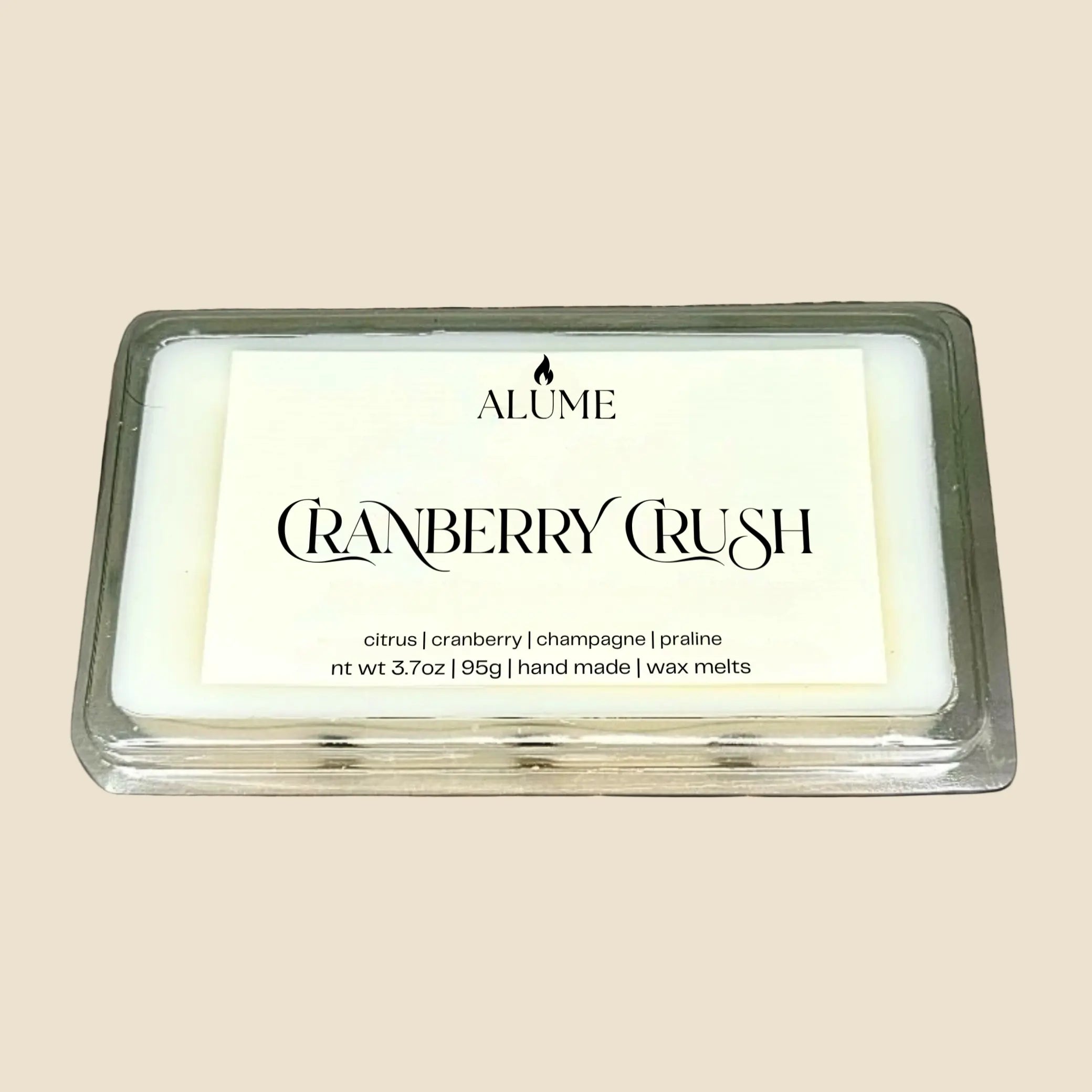 Cranberry Crush | 3.7 oz Wax Melts Alume