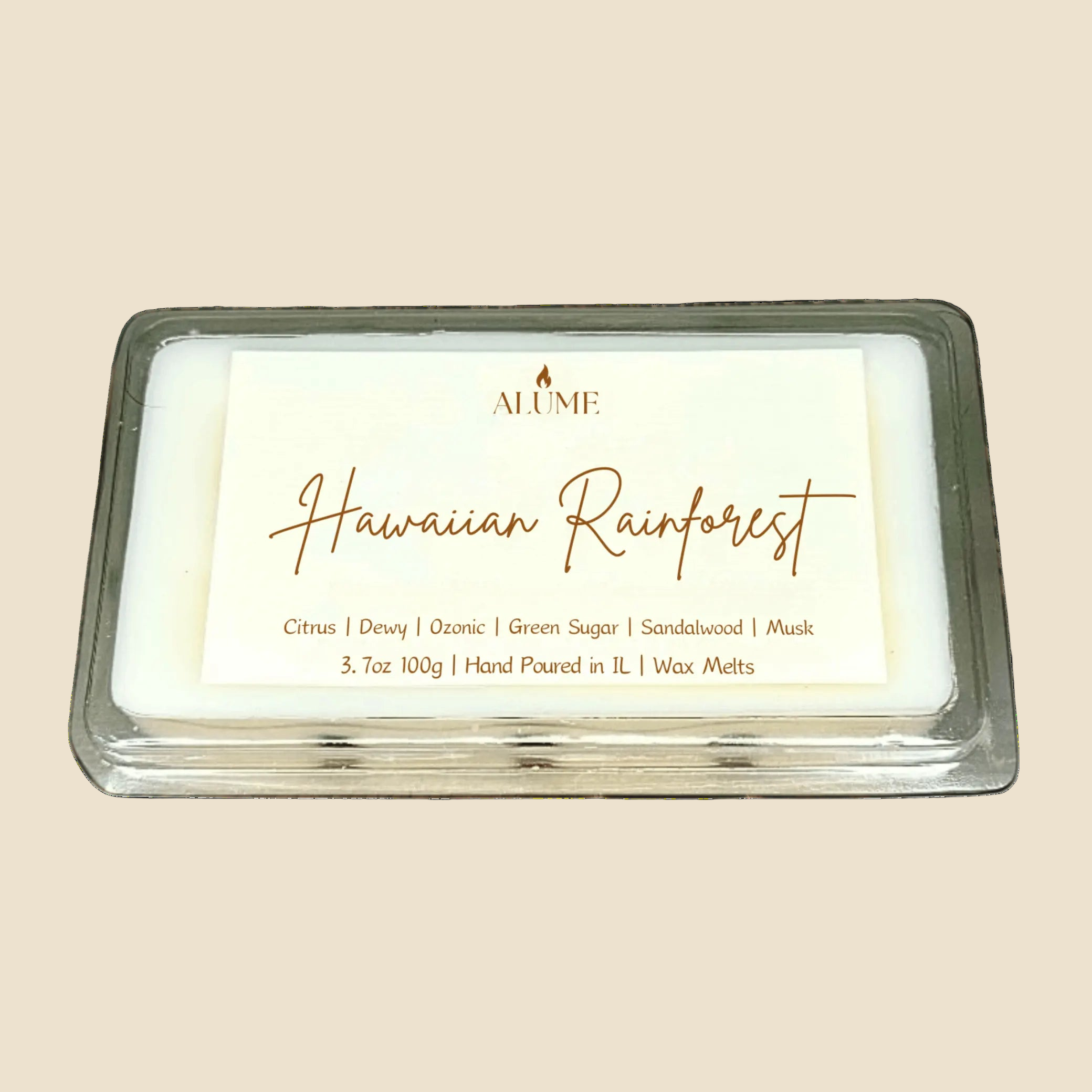 Hawaiian Rainforest | 3.7 oz Wax Melt Alume