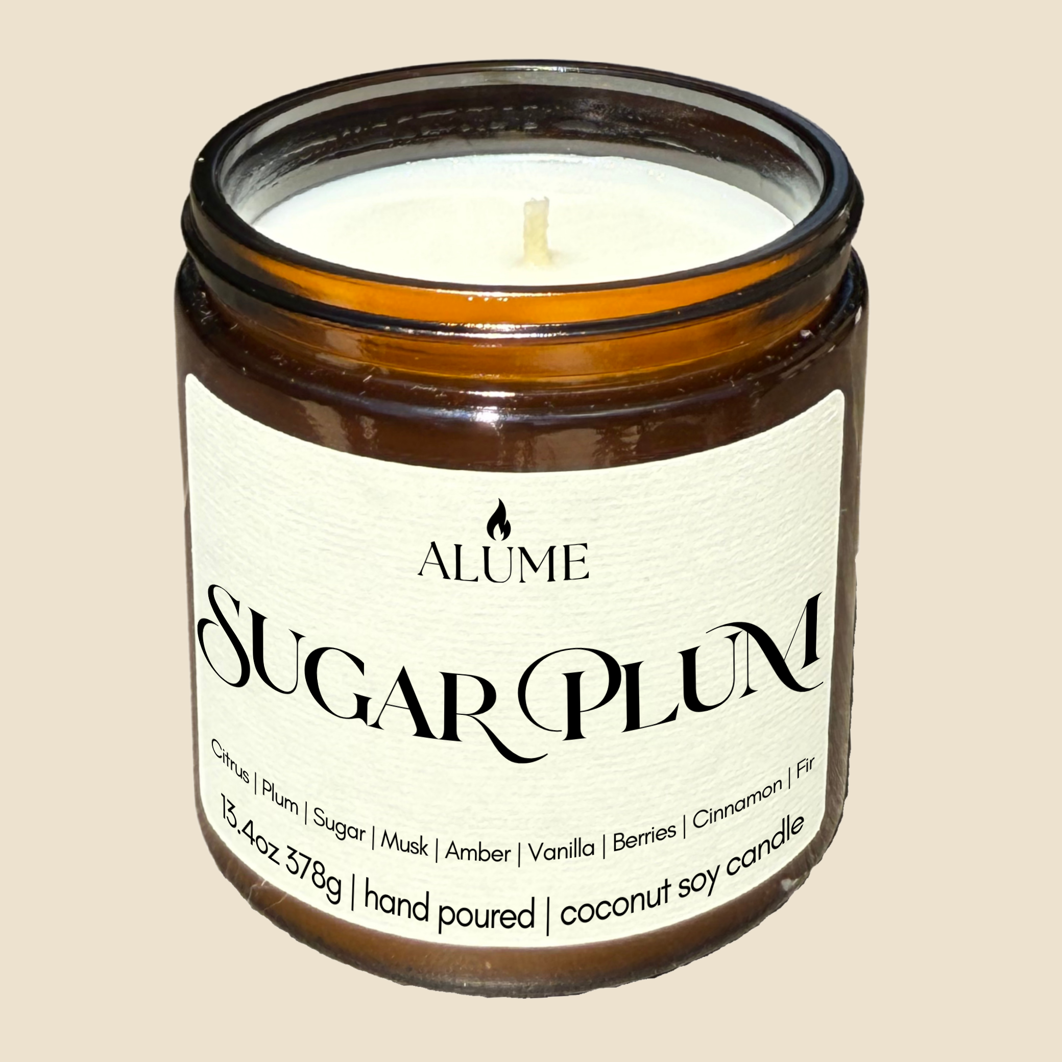 Sugar Plum | 13.4 oz Candle Alume