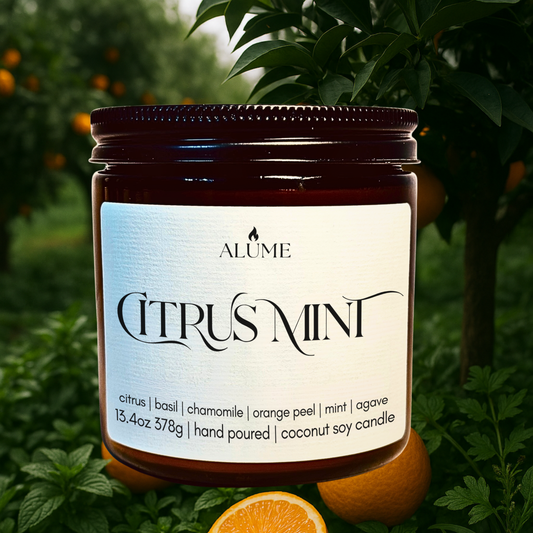 Citrus Mint | 13.4 oz Candle Alume