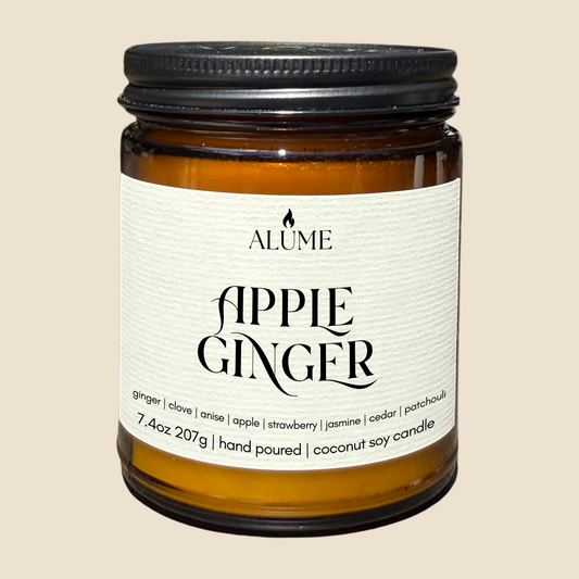 Apple Ginger | 7.4 oz Candle Alume