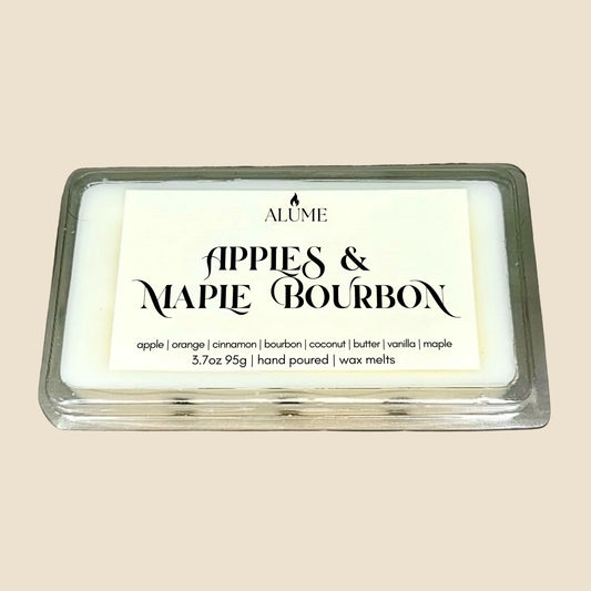 Apples & Maple Bourbon | 3.7 oz Wax Melts Alume