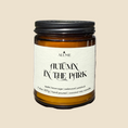 Load image into Gallery viewer, Candle jar labeled 'Autumn in the Park' by Alume on a white background
