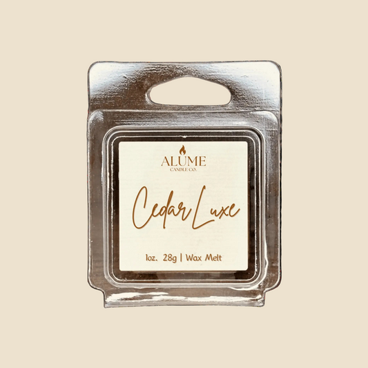 Cedar Luxe | 1 oz Single Wax Melt Alume