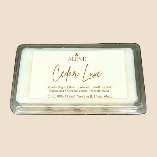 Cedar Luxe | 3.7 oz Wax Melt Alume