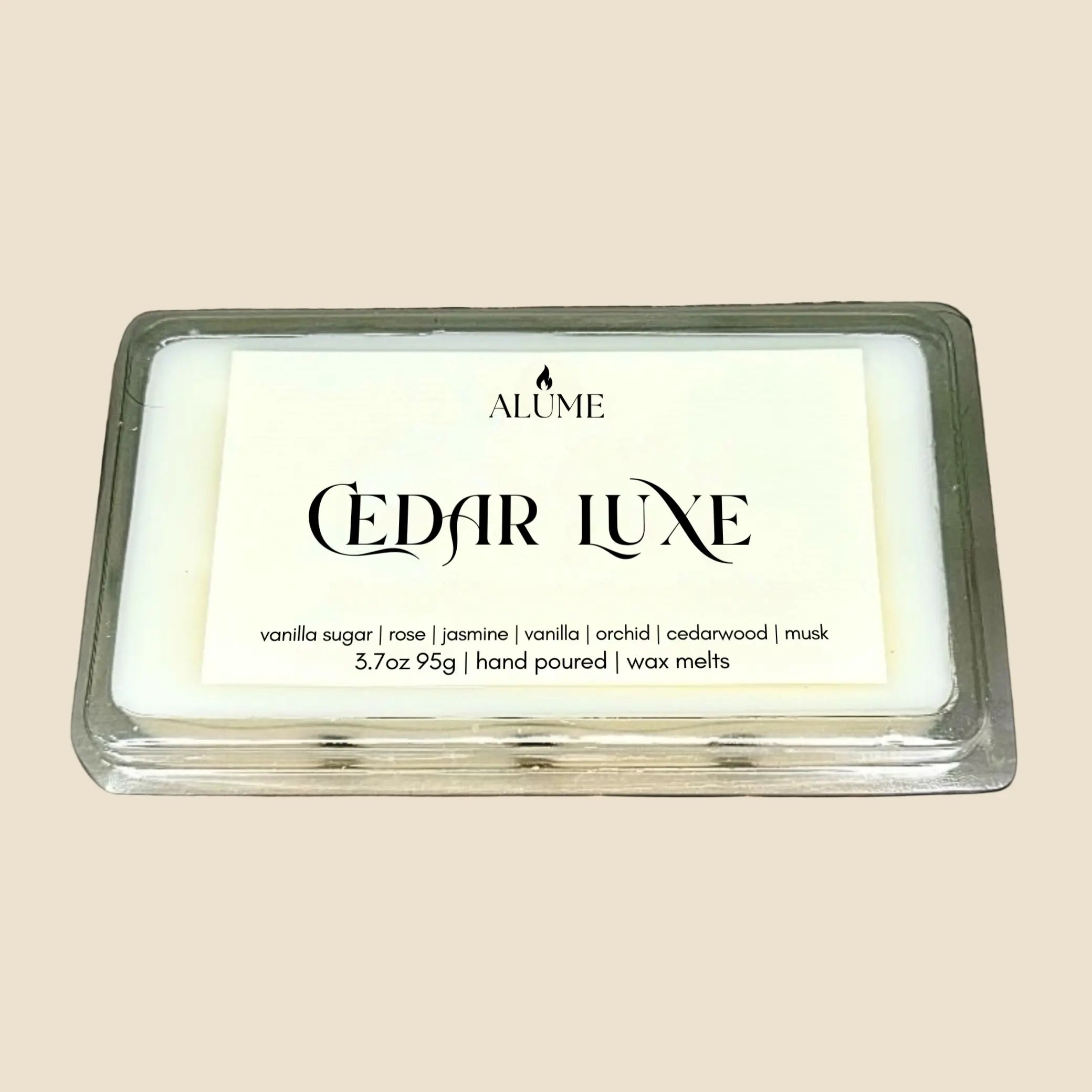 Cedar Luxe | 3.7 oz Wax Melts Alume
