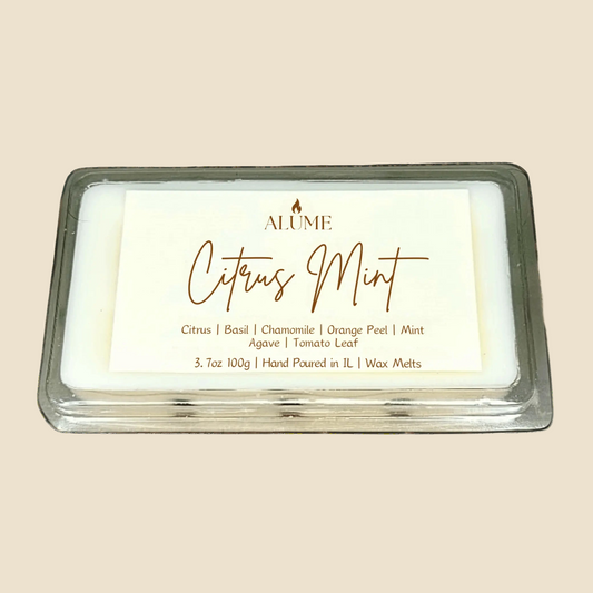 Citrus Mint | 3.7 oz Wax Melt Alume