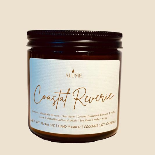Coastal Reverie | 13.4 oz Candle Alume