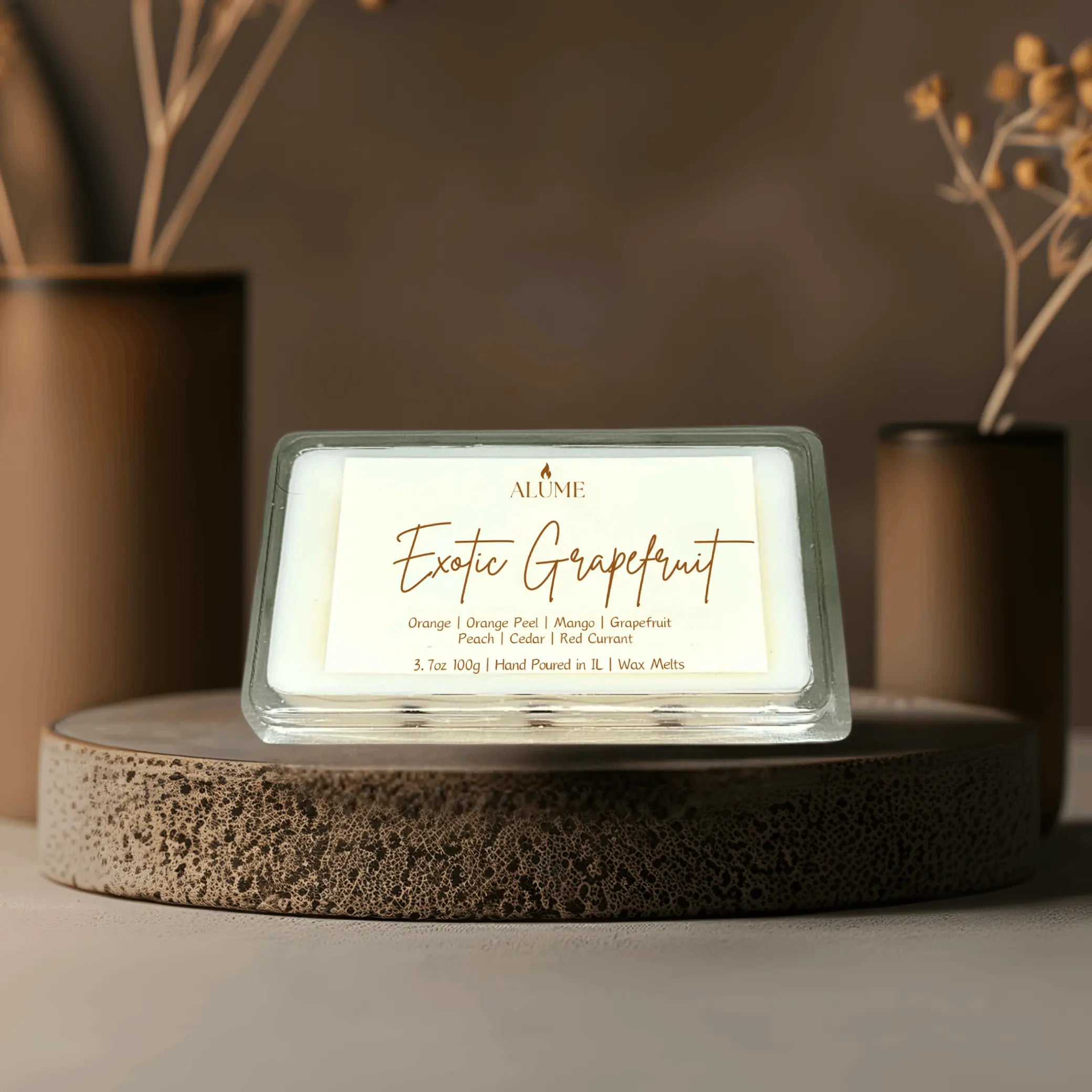 Exotic Grapefruit | 3.7 oz Wax Melt Alume