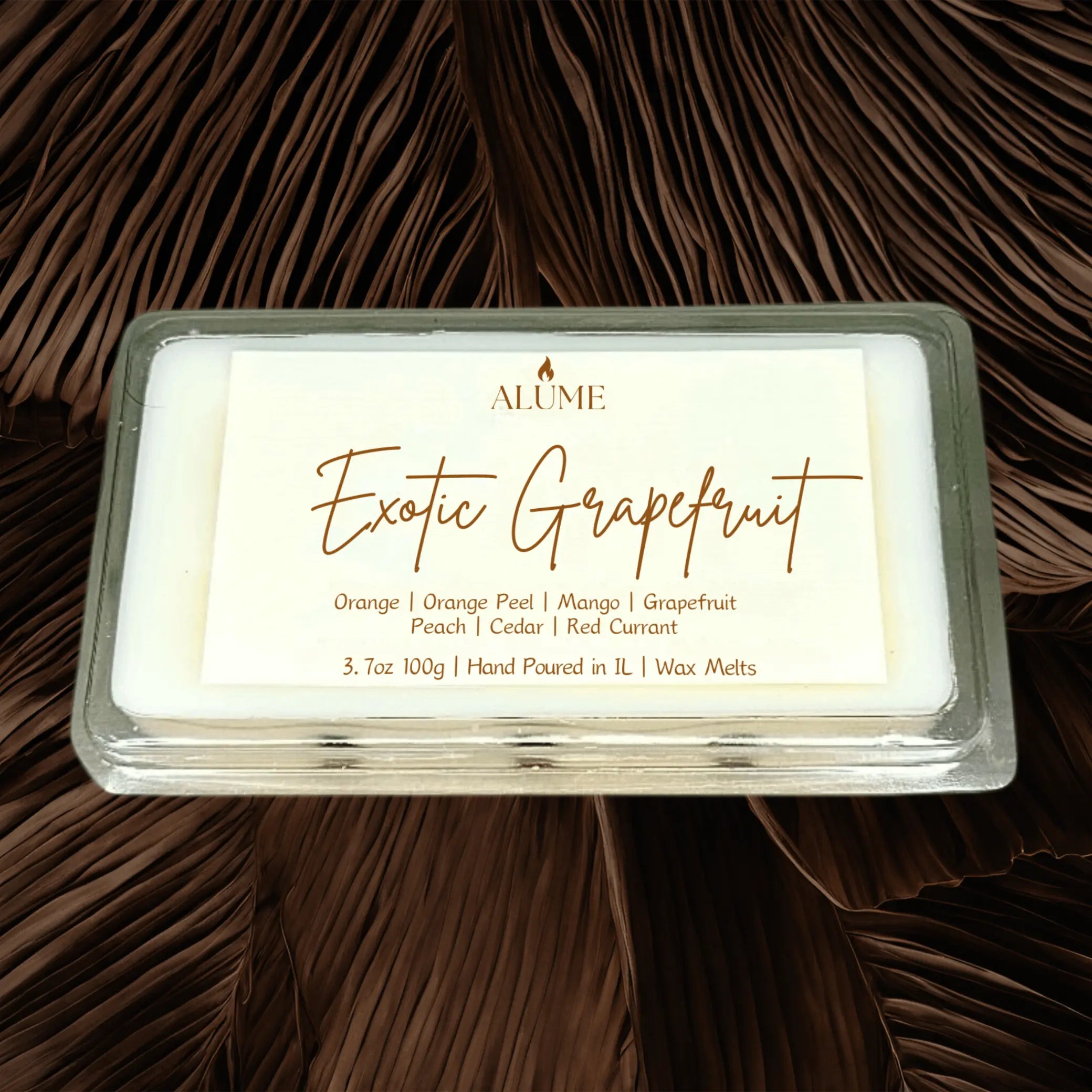 Exotic Grapefruit | 3.7 oz Wax Melt Alume