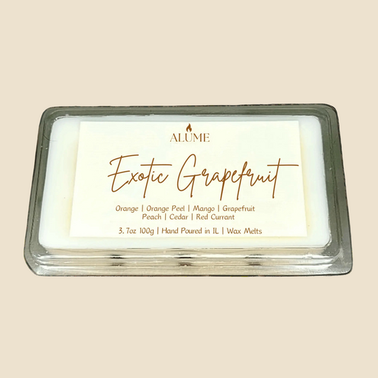 Exotic Grapefruit | 3.7 oz Wax Melt Alume