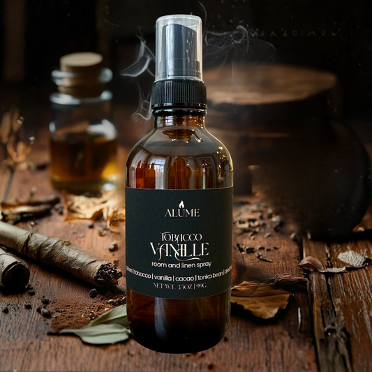 Tabacco Vanille | 3.5 oz Room and Linen Spray Alume
