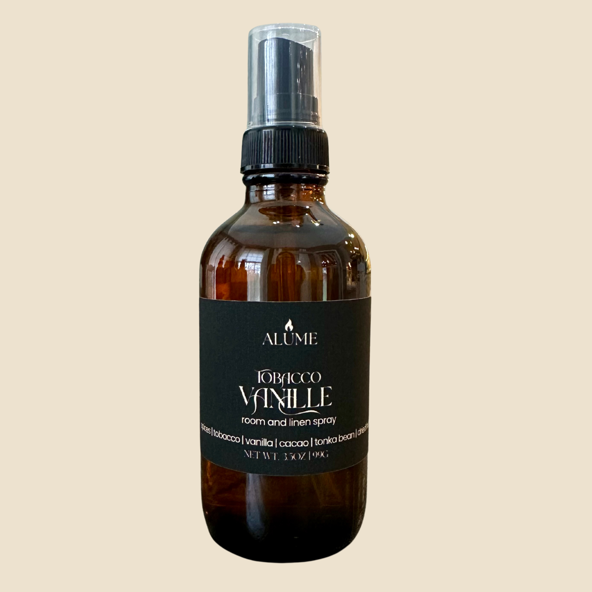 Tabacco Vanille | 3.5 oz Room and Linen Spray Alume