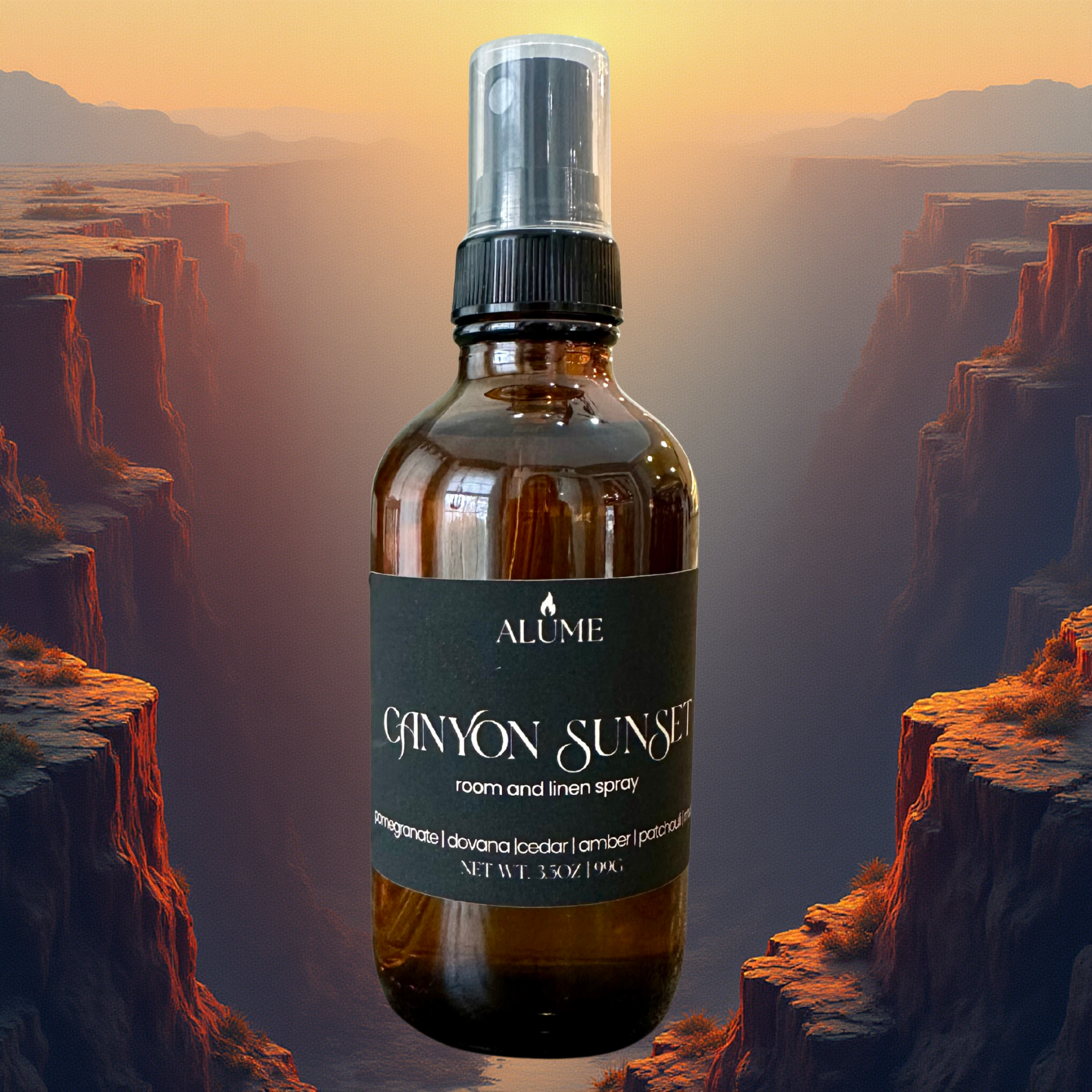 Canyon Sunset | 3.5 oz Room and Linen Spray Alume