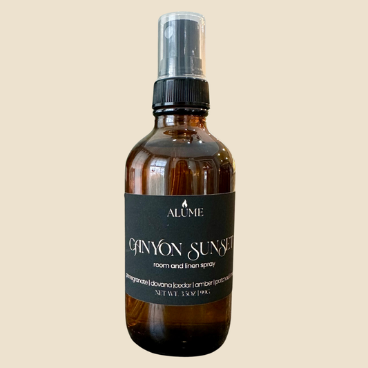 Canyon Sunset | 3.5 oz Room and Linen Spray Alume