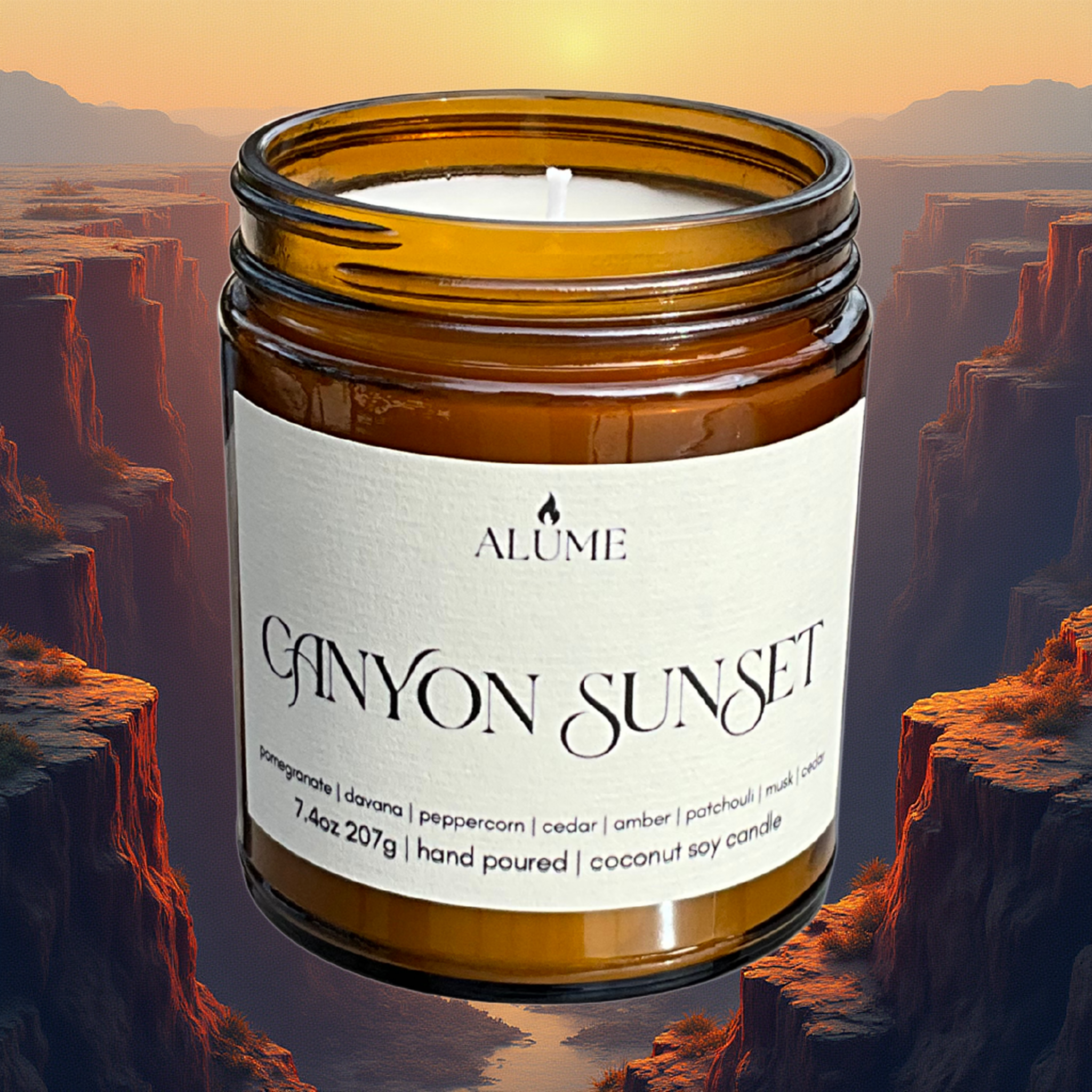 Canyon Sunset | 7.4 oz Candle