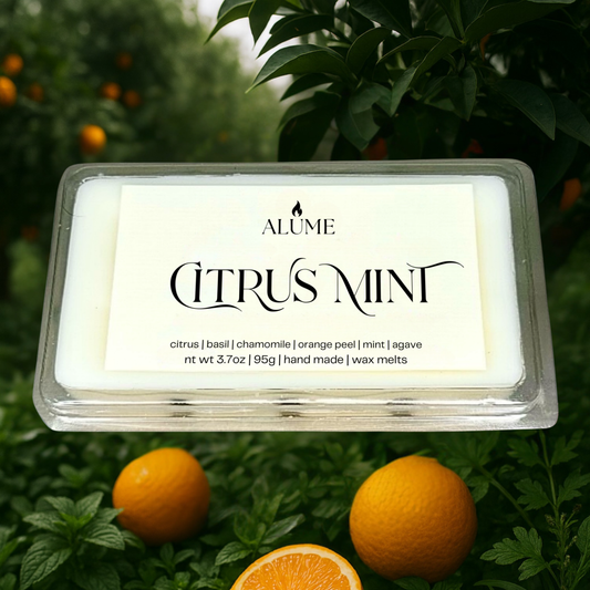 Citrus Mint | 3.7 oz Wax Melt Alume