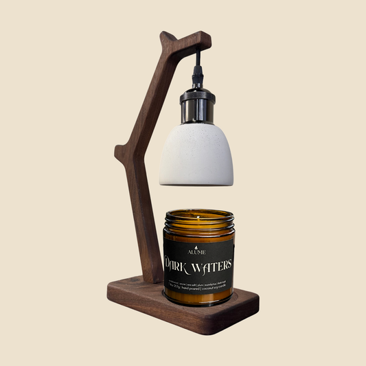 Wood Candle Warmer | Walnut Alume