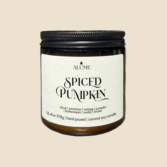 Spiced Pumpkin | 13.4 oz Candle Alume