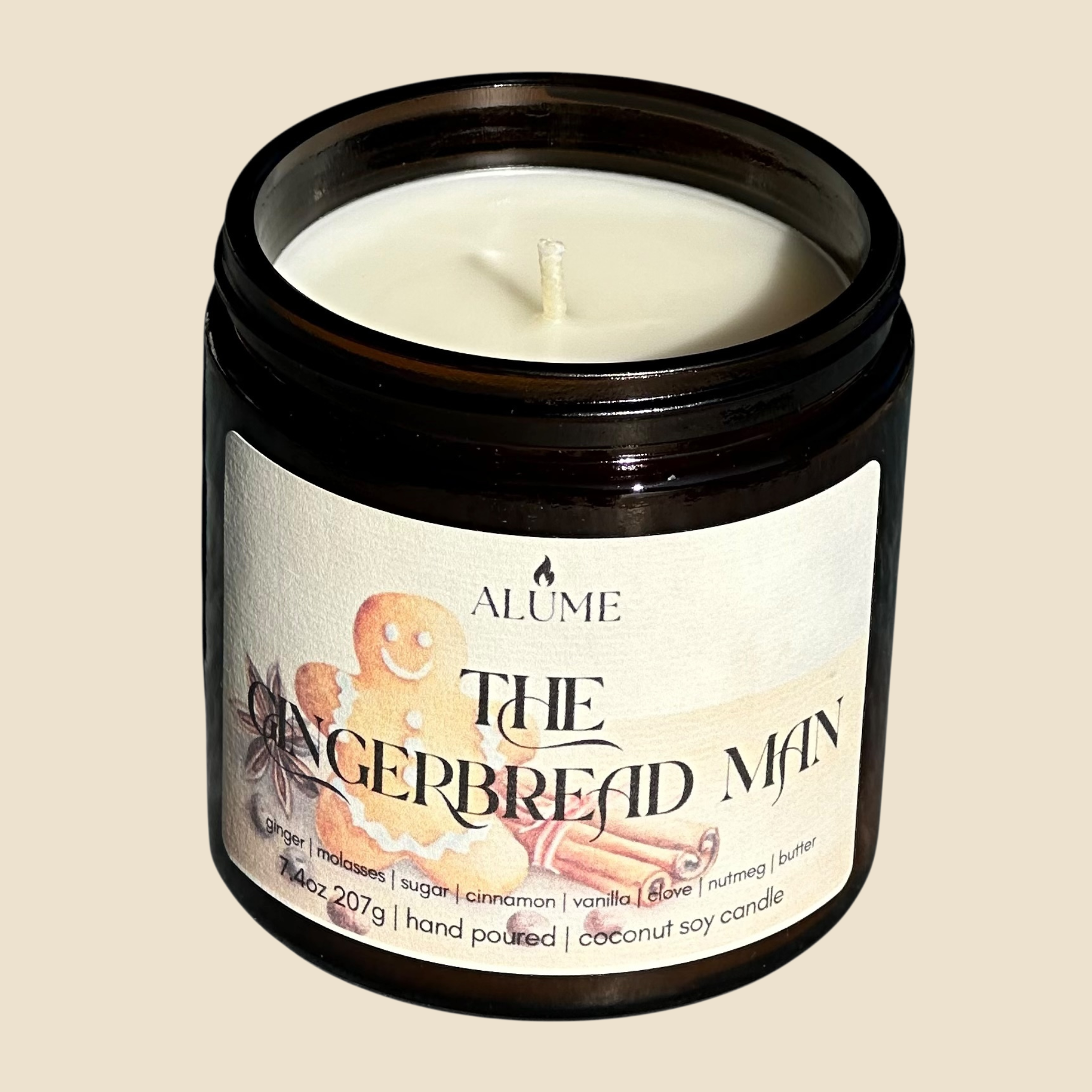 The Gingerbread Man | 7.4 oz Candle Alume