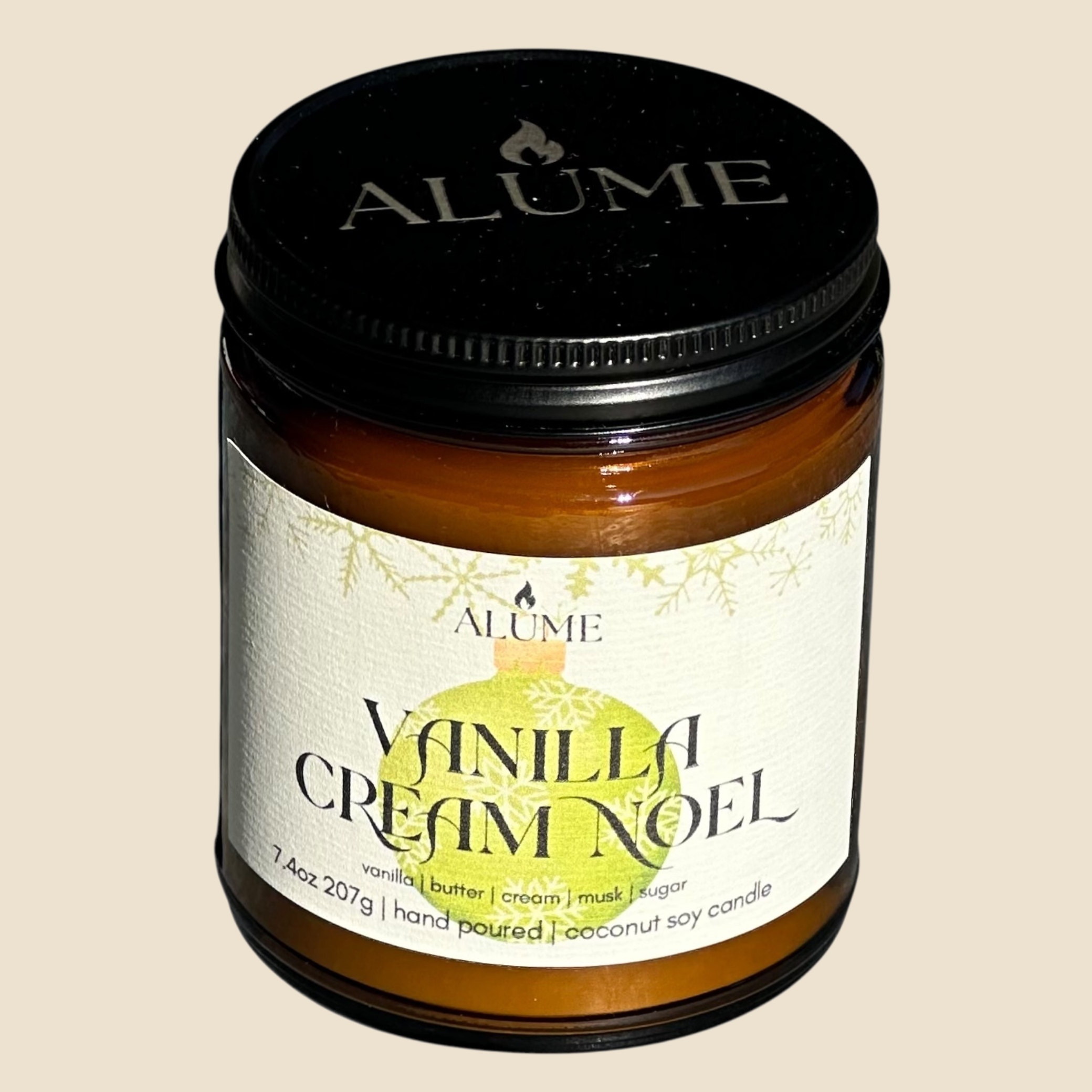 Vanilla Bean Noel | 7.4 oz Candle Alume