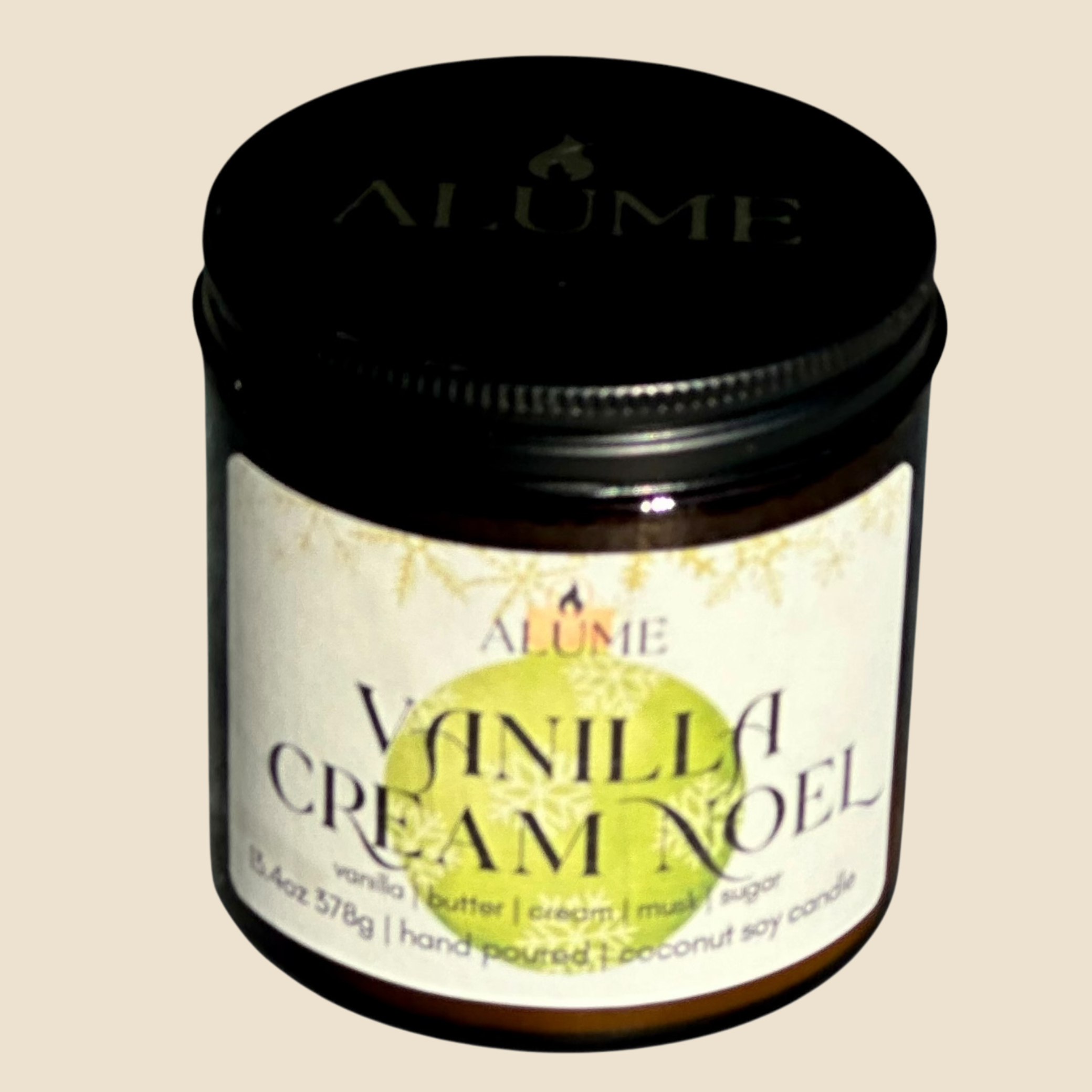 Vanilla Cream Noel | 13.4 oz Candle Alume