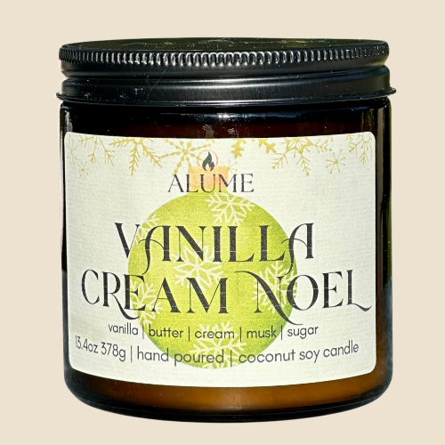 Vanilla Cream Noel | 13.4 oz Candle Alume