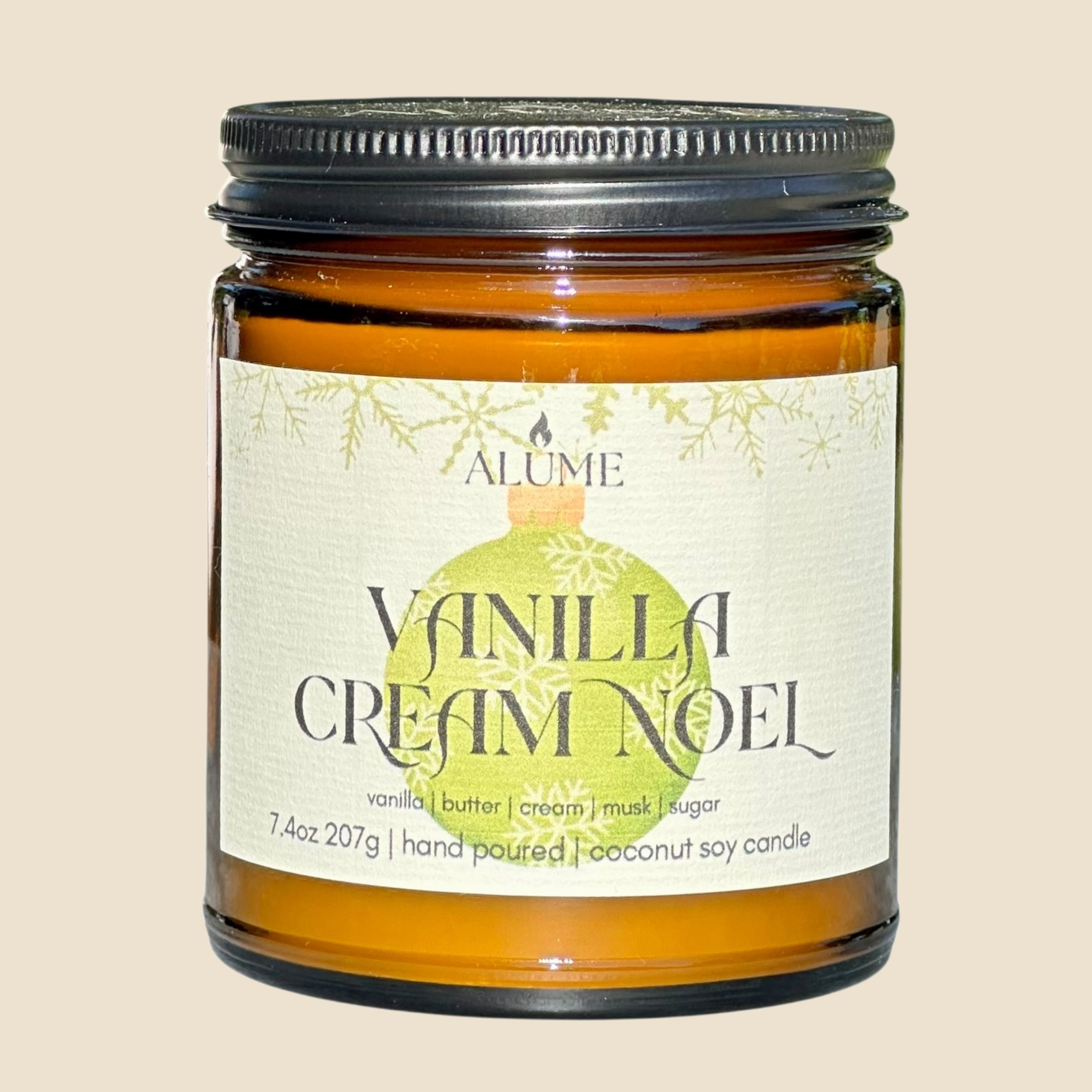 Vanilla Bean Noel | 7.4 oz Candle Alume