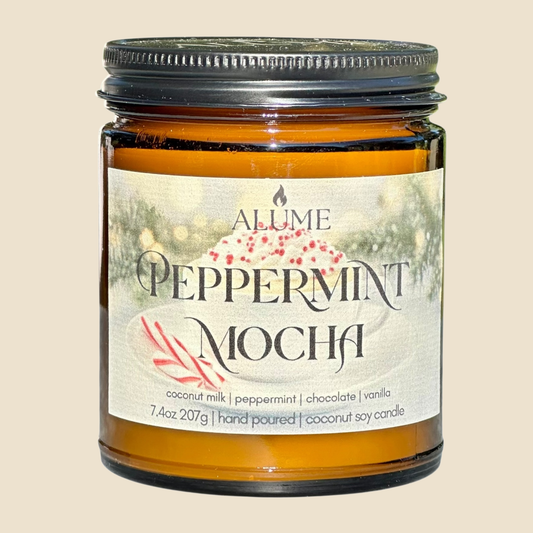 Peppermint Mocha | 7.4 oz Candle Alume